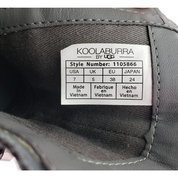 Koolaburra By Ugg Samiah Womens Size 7 Grey Suede Stacked Heel Booties Boots - Picture 12 of 12